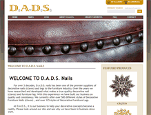 Tablet Screenshot of dadsnails.com